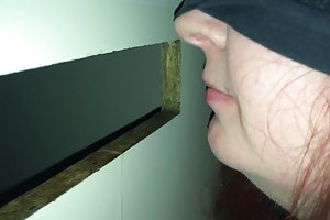 Feleség szar cock kap szar szopott és cum arc a gloryhole