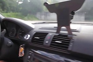 Deutsche studentin im bmw geknallt