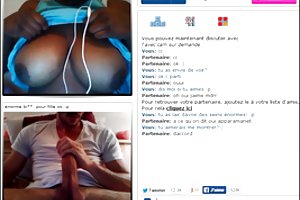 Chatroulette - hatalmas fekete mellek